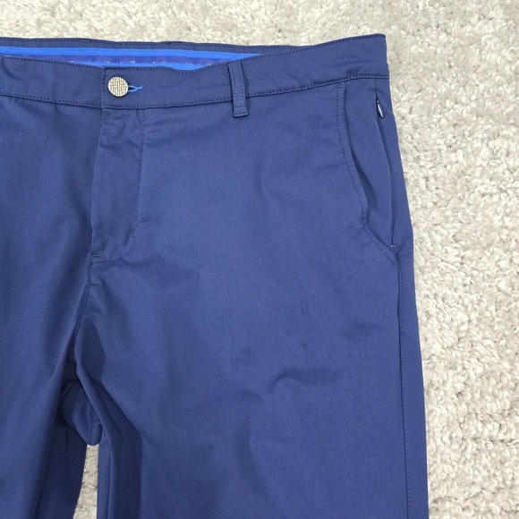 Twillory Pants Men's 38x30 (Fits 38x27) Blue Tailored Fit Performance Golf READ - Picture 3 of 14